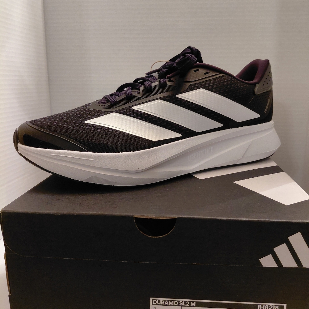 Adidas Duramo SL2M Men's Black and White Athletic Running Shoes